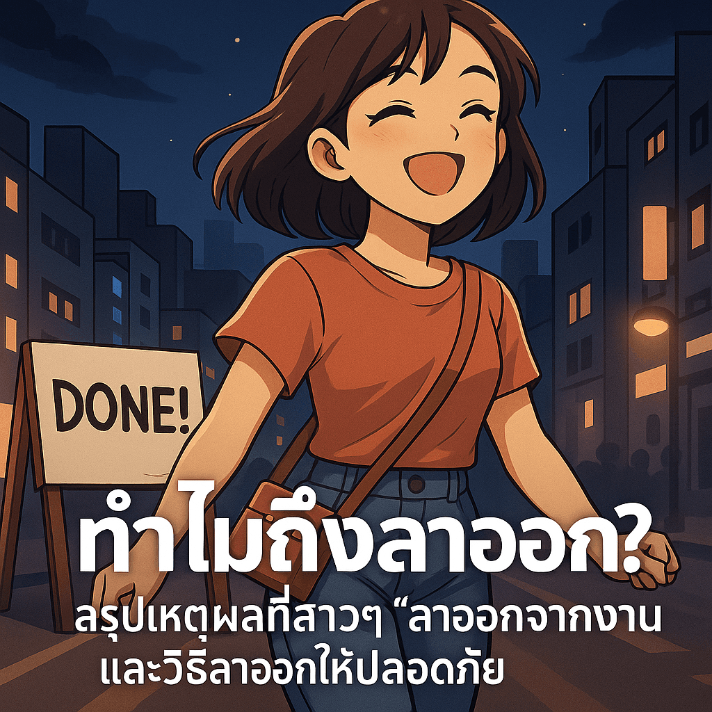 ทำไมถึงลาออก? สรุปเหตุผลที่สาวๆ “ลาออกจากงานกลางคืน” และวิธีลาออกให้ปลอดภัย