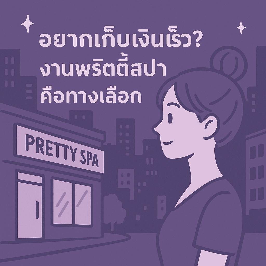 งานพริตตี้สปา: คืออะไร? รายได้เท่าไหร่? ดีไหมสำหรับมือใหม่ (คู่มือฉบับสมบูรณ์)