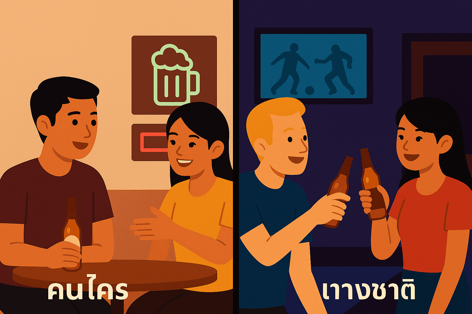 local vs foreign shop