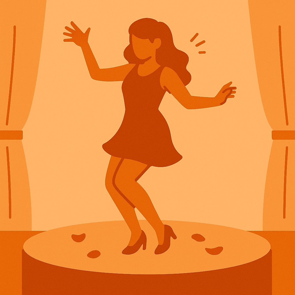 girl work at gogo bar