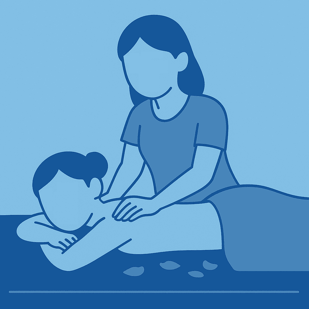 girl work at pretty spa