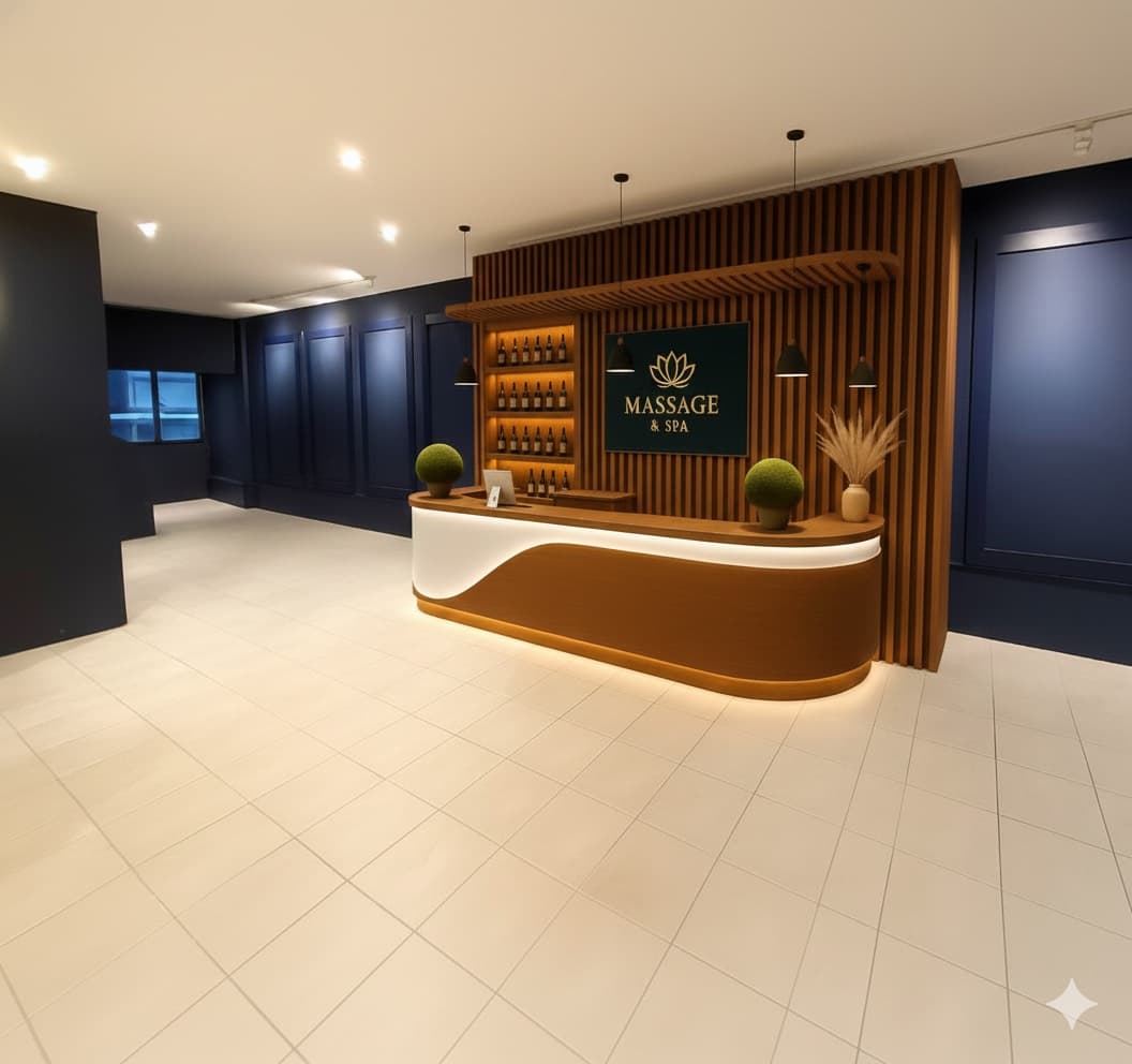 ภาพถ่ายแสดงการตกแต่งภายนอก ภายใน พนักงาน และบรรยากาศของsoi33 Roots massage